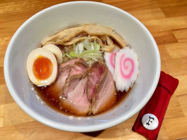 「特製王道中華そば」@ふく流らーめん轍 総本家 寺田町店の写真