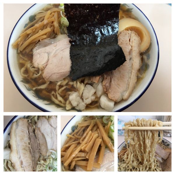 「中華そば 小盛り 650円、味玉半ぶんこ 50円」@ケンちゃんラーメン 鶴岡店の写真