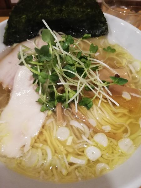 「しおそば　750円」@麺や 吉四 KiCCHOの写真