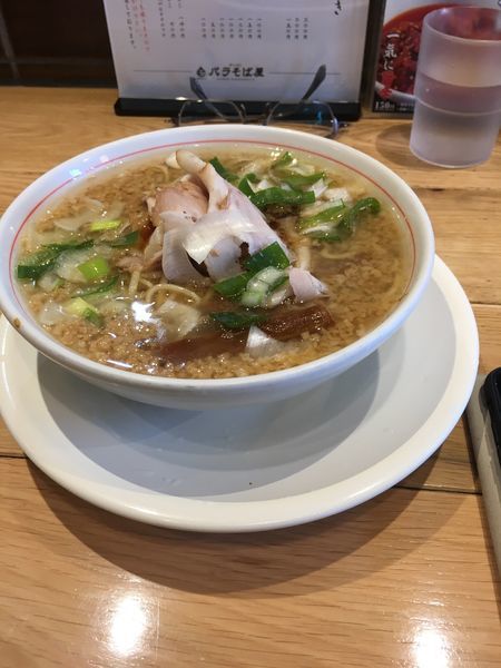 「バラそば 醤油こってり」@バラそば屋 上板橋店の写真
