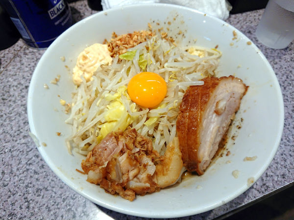 「汁なしそば ミニ」@ラーメン宮郎の写真