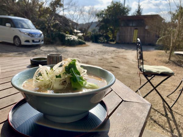 「もつ煮ラーメン」@軽食もりむらの写真