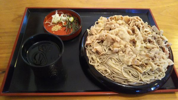 「豚つけそば、そば大盛、肉増し」@肉蕎麦 究の写真