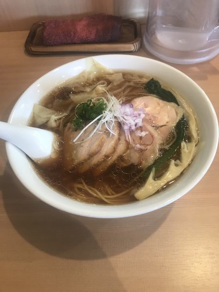 「チャーシューワンタンメン　大盛り」@支那蕎麦屋 藤花の写真