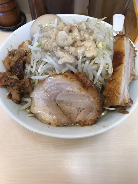 「ラーメン+半熟味付玉子」@自家製ラーメン 大者の写真