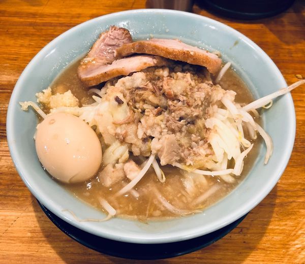 「ラーメン（麺半分他￥650）」@ラーメン盛太郎の写真