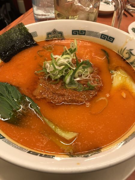 「担々麺 激辛」@来来軒 大宮南銀座店の写真