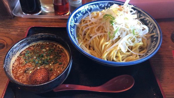 「ファイヤーつけ麺 特盛」@麺場 もっけいの写真