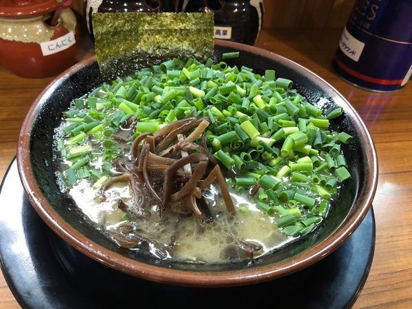 「ネギラーメン」@博多長浜らーめん ぼたんの写真