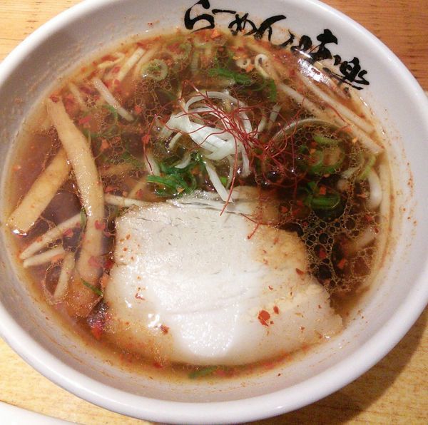 「ミニスパイシー焼き醤油らーめん　６２０円」@利尻らーめん 味楽 新横浜ラーメン博物館店の写真