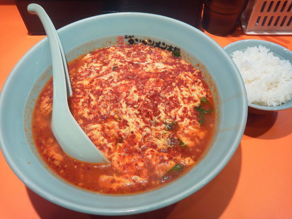 「タンタンメン大辛780+ニラ150+小飯150=1080円」@元祖ニュータンタンメン本舗 池袋東口店の写真