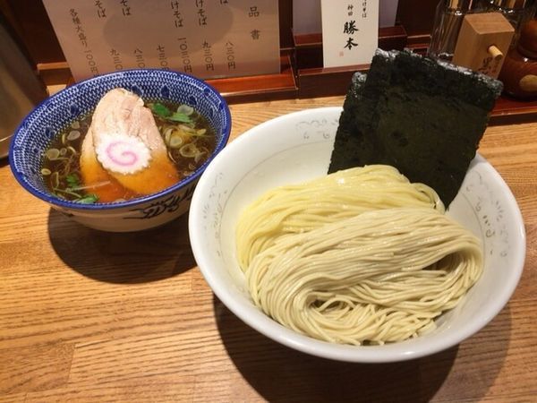 「特製清湯つけそば」@つけそば 神田勝本の写真