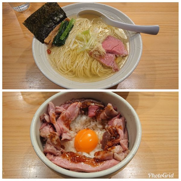 「らぁ麺(塩)中盛り」@麺屋 さくら井の写真