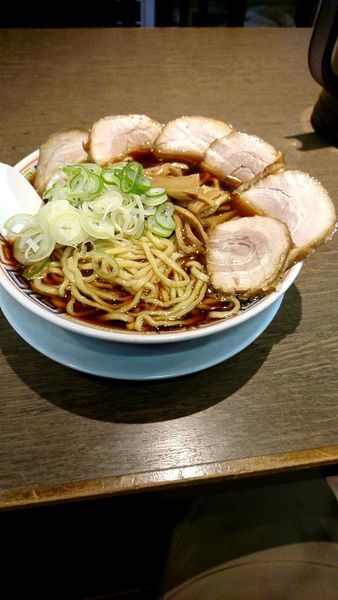 「肉中華そば980円大盛100円」@丸中華そばの写真