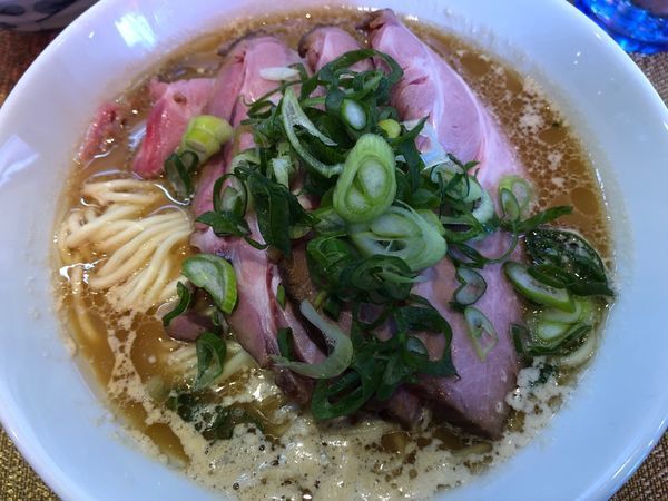 「限定 アグー豚の焼豚麺(白湯) 1200円」@柴崎亭の写真