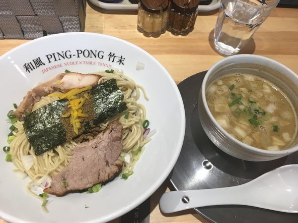 「高級山椒の濃厚煮干し細つけ麺」@和風ピンポン竹末の写真