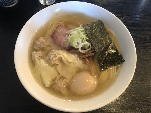 「ワンタンメン（塩）」@支那ソバ 小むろの写真