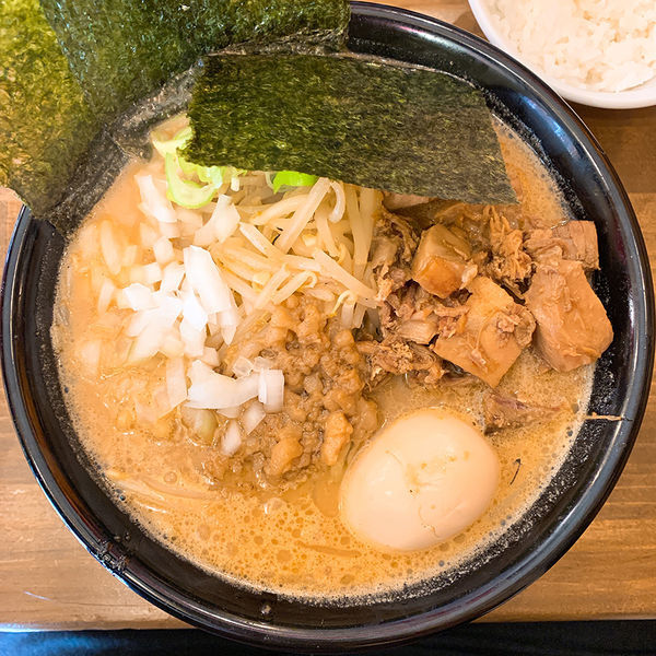 「サムライ味噌ラーメン＋半ライス（ランチサービス）」@味噌の侍 -SAMURAI-の写真