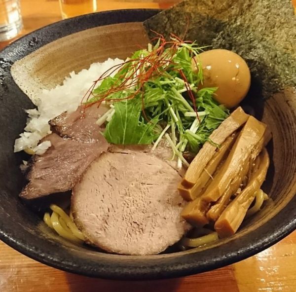 「比内地鶏のあぶらそば」@瞠 池袋店の写真