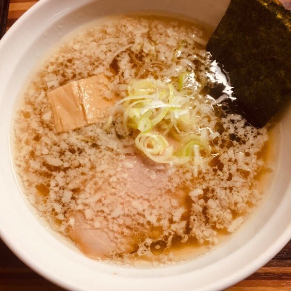 「あってりらぁめん 半麺 チャーシュー1枚減 700円」@めん処 倖佳の写真