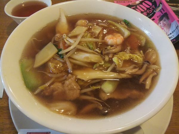 「五目あんかけラーメン　※クーポンで５００円」@中華上手の写真