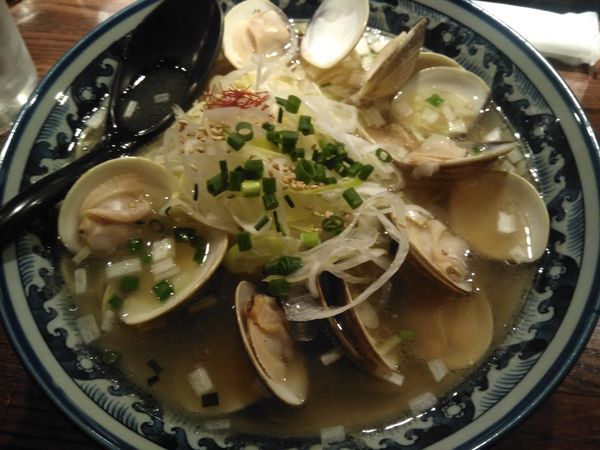 「はまぐりラーメン¥980（大盛無料）＋ミニ帆立ごはん¥100」@和風楽麺 四代目 ひのでやの写真