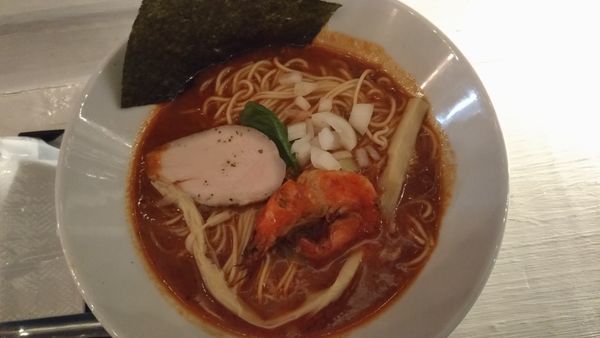 「濃厚海老ソバ」@マグロ卸のラーメン・バルの写真