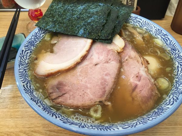 「特製中華そば」@中華そば専門 とんちぼの写真