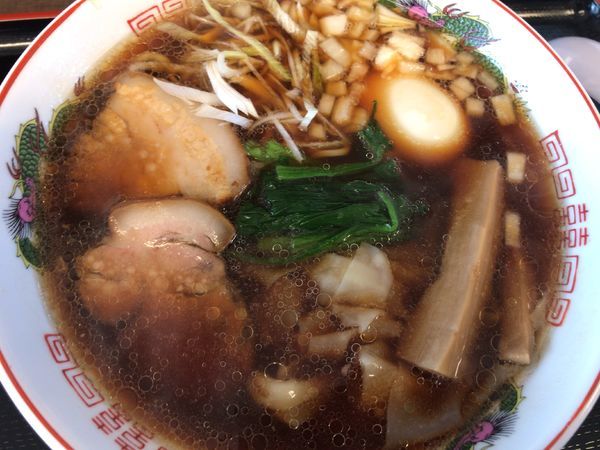 「わんたんめん850円+味玉100円」@らーめん たけみやの写真