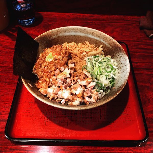 「ポン酢まぜそば」@食処 渓の写真