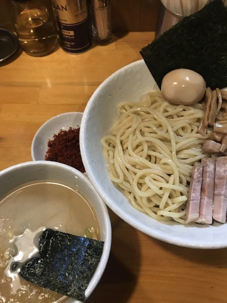 「永太つけ麺、辛味」@麺屋 永太の写真