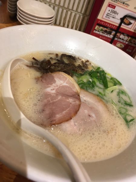 「白丸元味Ａセット890円」@博多一風堂 銀座店の写真