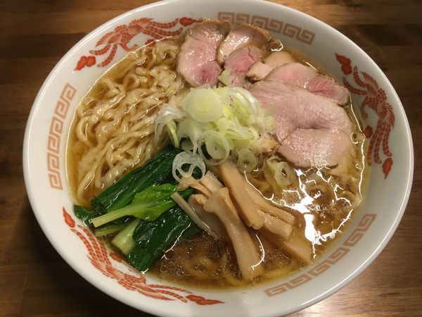 「手打ちらーめん(麺大盛）　￥1300-」@西荻燈の写真