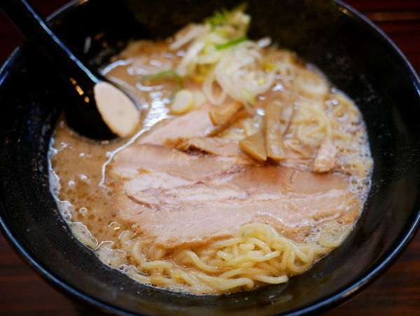 「ラーメン 細麺＋大盛」@ラーメン長山の写真