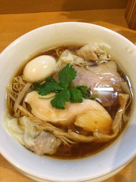 「特製鶏100醤油1000円」@中華そば 大井町 和渦の写真