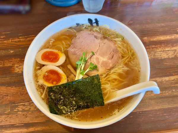 「煮玉子ラーメン 大盛」@ラーメンみたけの写真