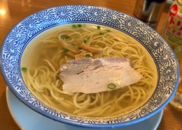 「魚介だし塩らーめん」@餃子の満天 宇都宮店の写真