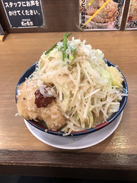 「ラーメン大盛(300g) 全マシ(多め)」@太一商店 行橋店の写真