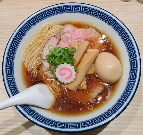 「特製中華そば」@中華そば 竹むらの写真