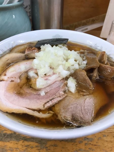 「チャーシュー麺 ミックス 卵麺」@丸幸の写真