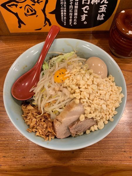 「脇二郎汁なし」@ラーメン 脇やの写真