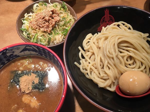 「肉ねぎ飯定食」@つけ麺専門店 三田製麺所 水道橋店の写真