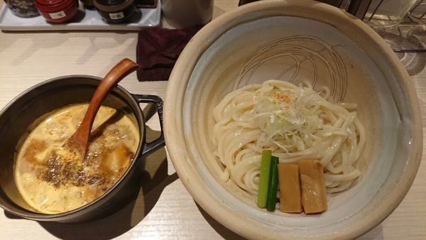 「カレーもつつけ麺 980円」@鷄魚介 ほそ道の写真