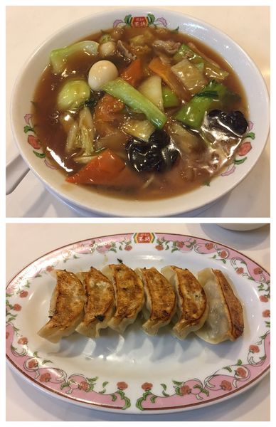 「旨煮そば＋餃子」@餃子の王将 八千代店の写真