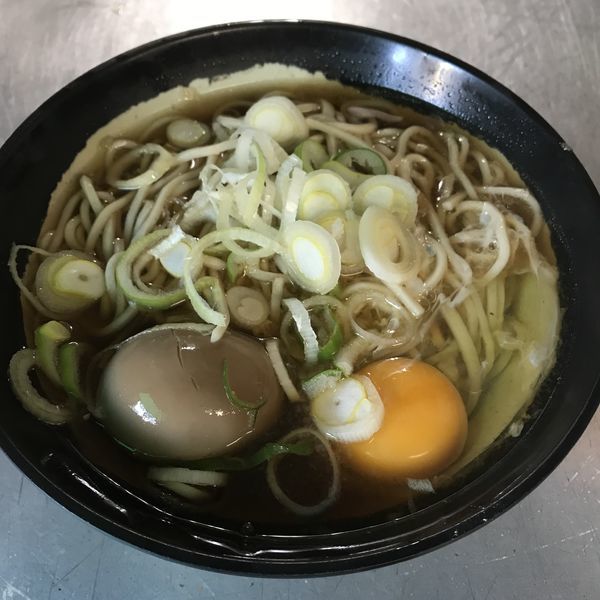 「玉子そば(¥330)+煮玉子(¥50)」@立喰そば 田舎の写真