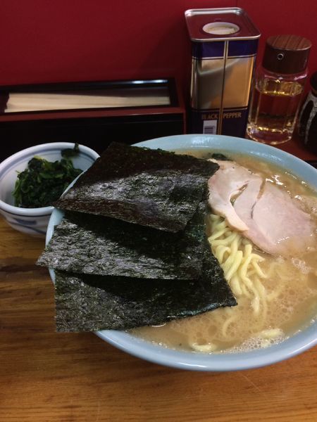 「ラーメン大930円菠薐草100円」@千葉家の写真