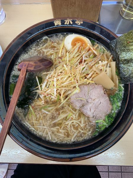「辛ねぎラーメン」@ラーメン青木亭 野田店の写真