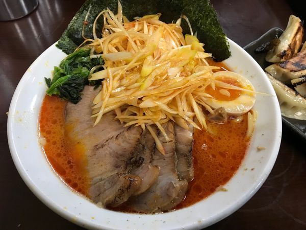 「赤みそ豚骨ねぎチャーシューめん(1130円)」@横浜らーめん 源泉の写真