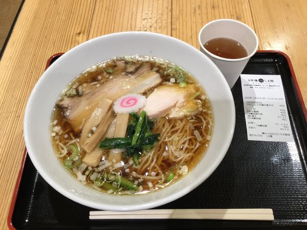 「醤油鶏中華そば(¥730)【若武者】」@日本橋ふくしま館 MIDETTE ミデッテの写真