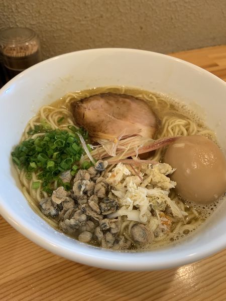 「限定 蟹としじみのラーメン」@ラーメン大木戸の写真